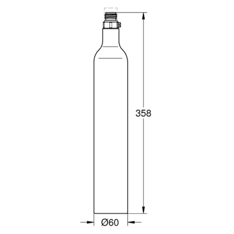 Zestaw Startowy Butli CO2 425G (4 sztuki) 40422000 Grohe Zestaw Startowy Butli CO2 425G (4 sztuki) 40422000 Grohe