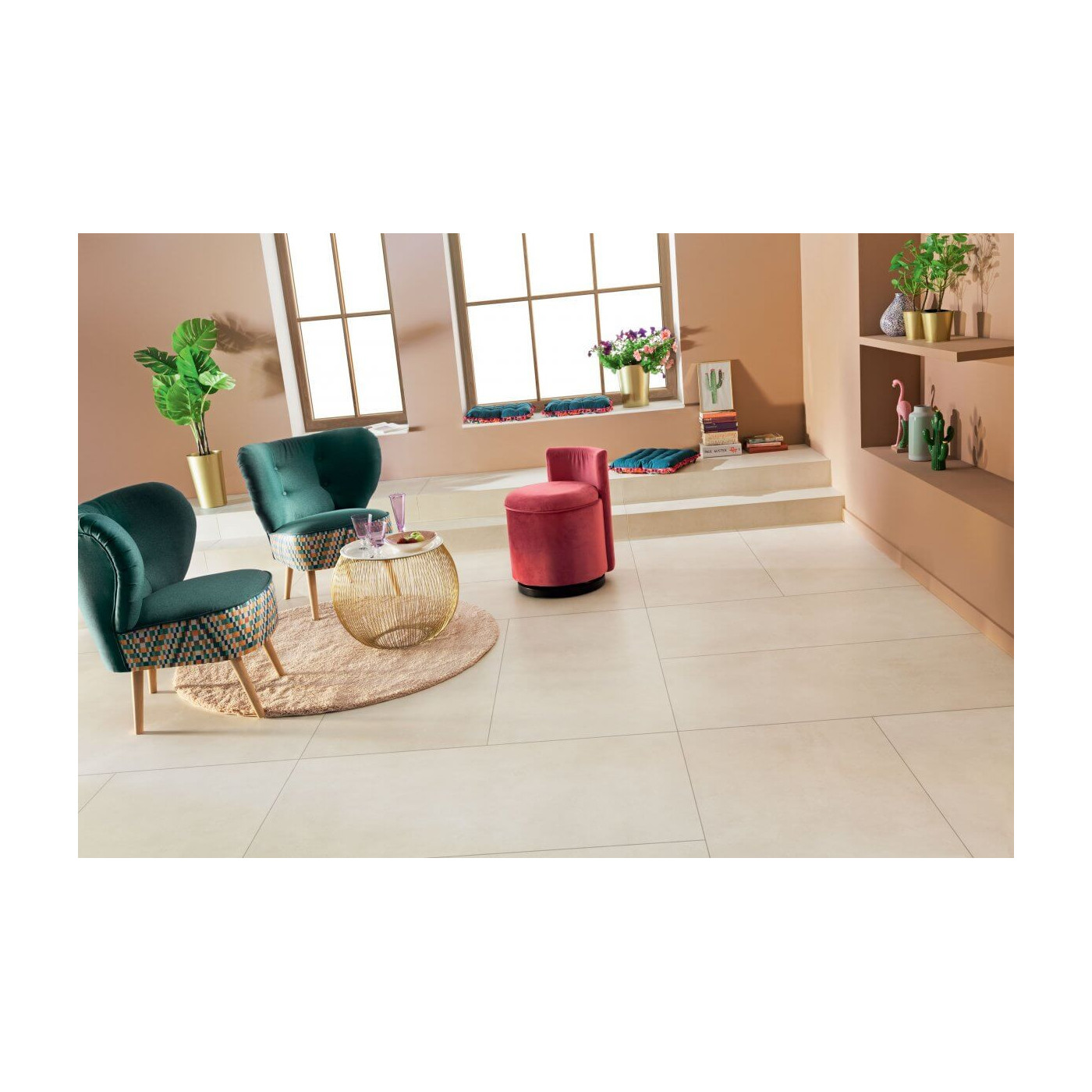 Płytka Gresowa Marbel Beige Mat 59,8x59,8 Tubądzin Domino Płytka Gresowa Marbel Beige Mat 59,8x59,8 Tubądzin Domino