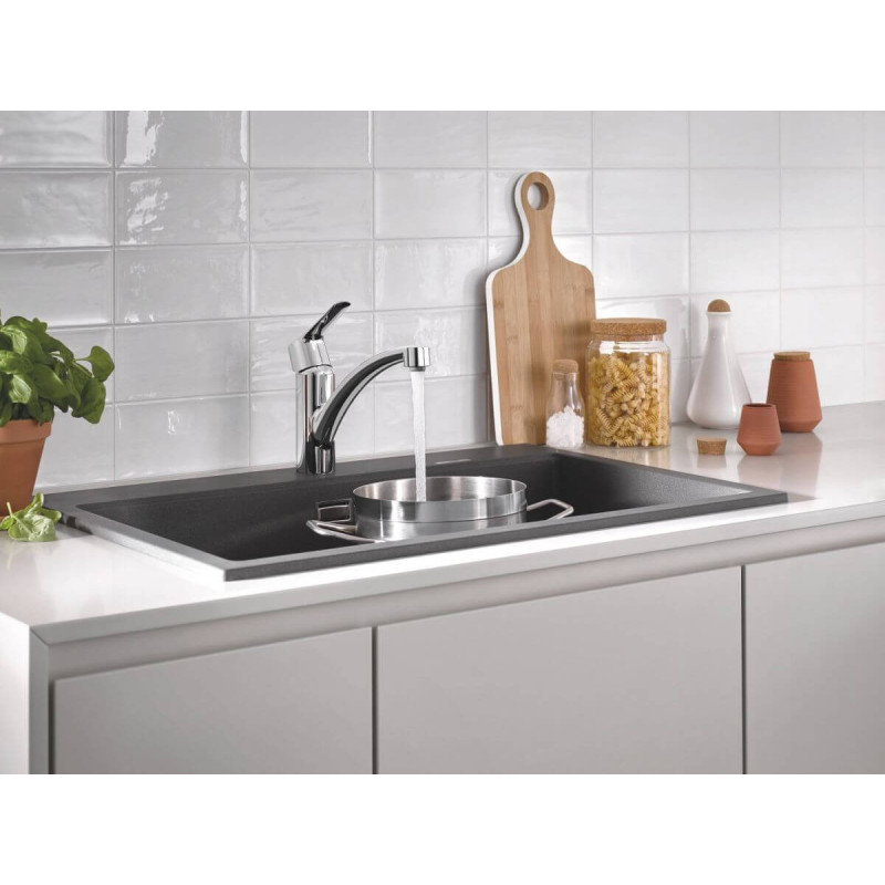 Jednouchwytowa Bateria Zlewozmywakowa Start FastFixation Chrom Ze Stałą Wylewką 30530002 Grohe Jednouchwytowa Bateria Zlewozmywakowa Start FastFixation Chrom Ze Stałą Wylewką 30530002 Grohe