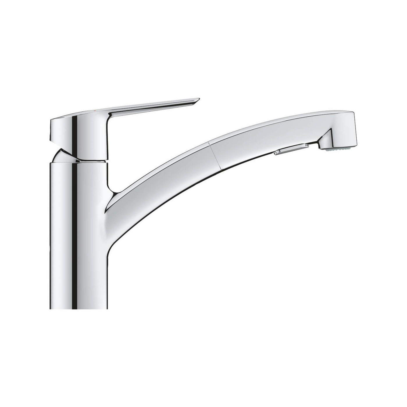 Jednouchwytowa Bateria Zlewozmywakowa Start FastFixation Chrom Z Wyciąganą Wylewką 30531001 Grohe Jednouchwytowa Bateria Zlewozmywakowa Start FastFixation Chrom Z Wyciąganą Wylewką 30531001 Grohe