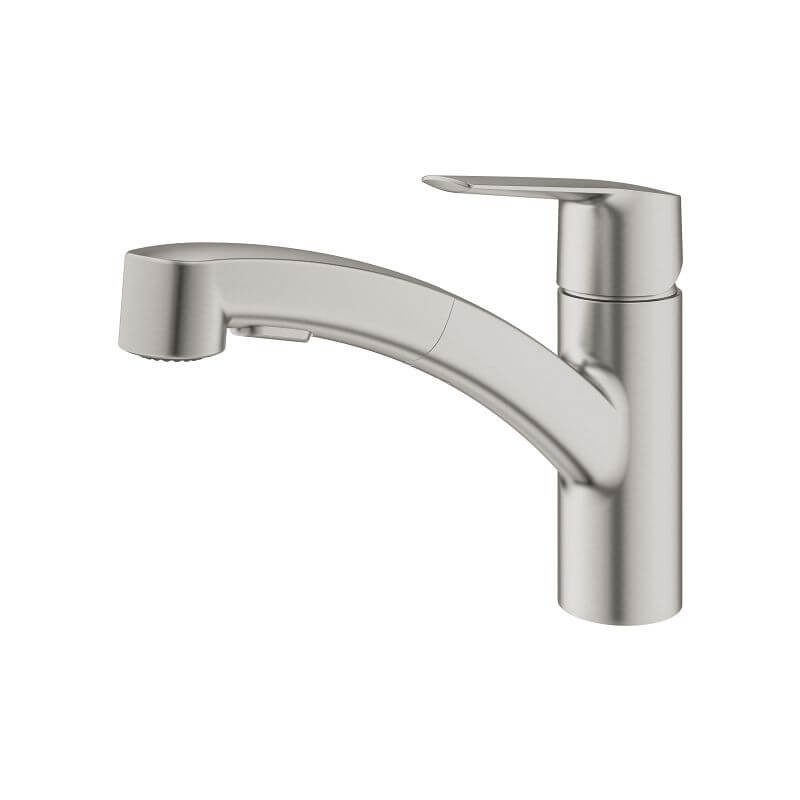 Jednouchwytowa Bateria Zlewozmywakowa Start FastFixation Stal Nierdzewna 30531DC1 Grohe Jednouchwytowa Bateria Zlewozmywakowa Start FastFixation Stal Nierdzewna 30531DC1 Grohe