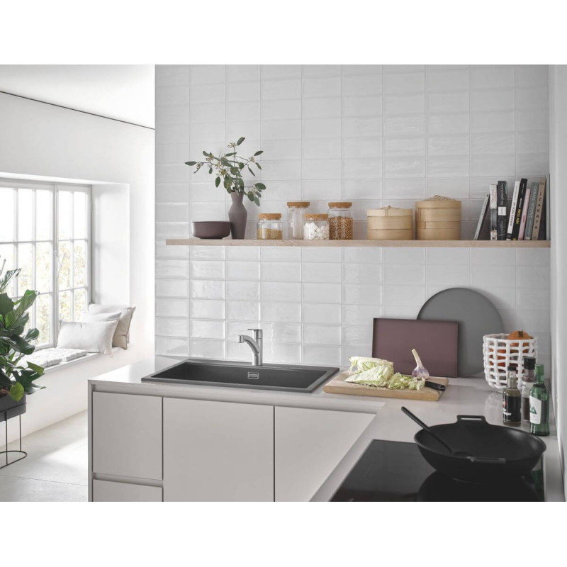 Jednouchwytowa Bateria Zlewozmywakowa Start FastFixation Stal Nierdzewna 30531DC1 Grohe Jednouchwytowa Bateria Zlewozmywakowa Start FastFixation Stal Nierdzewna 30531DC1 Grohe