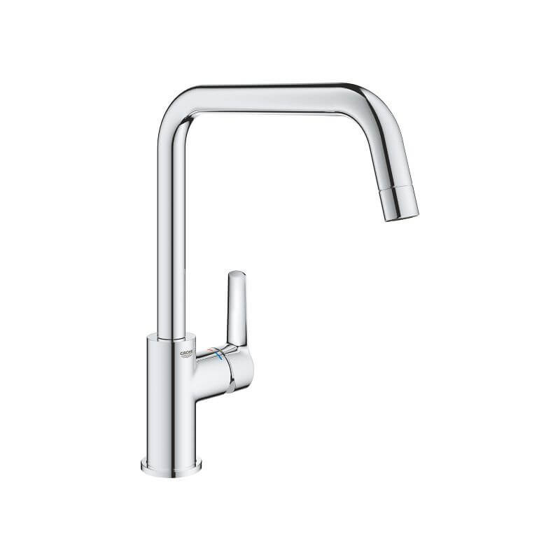 Jednouchwytowa Bateria Zlewozmywakowa Start FastFixation U-spout Chrom 30470000 Grohe Jednouchwytowa Bateria Zlewozmywakowa Start FastFixation U-spout Chrom 30470000 Grohe