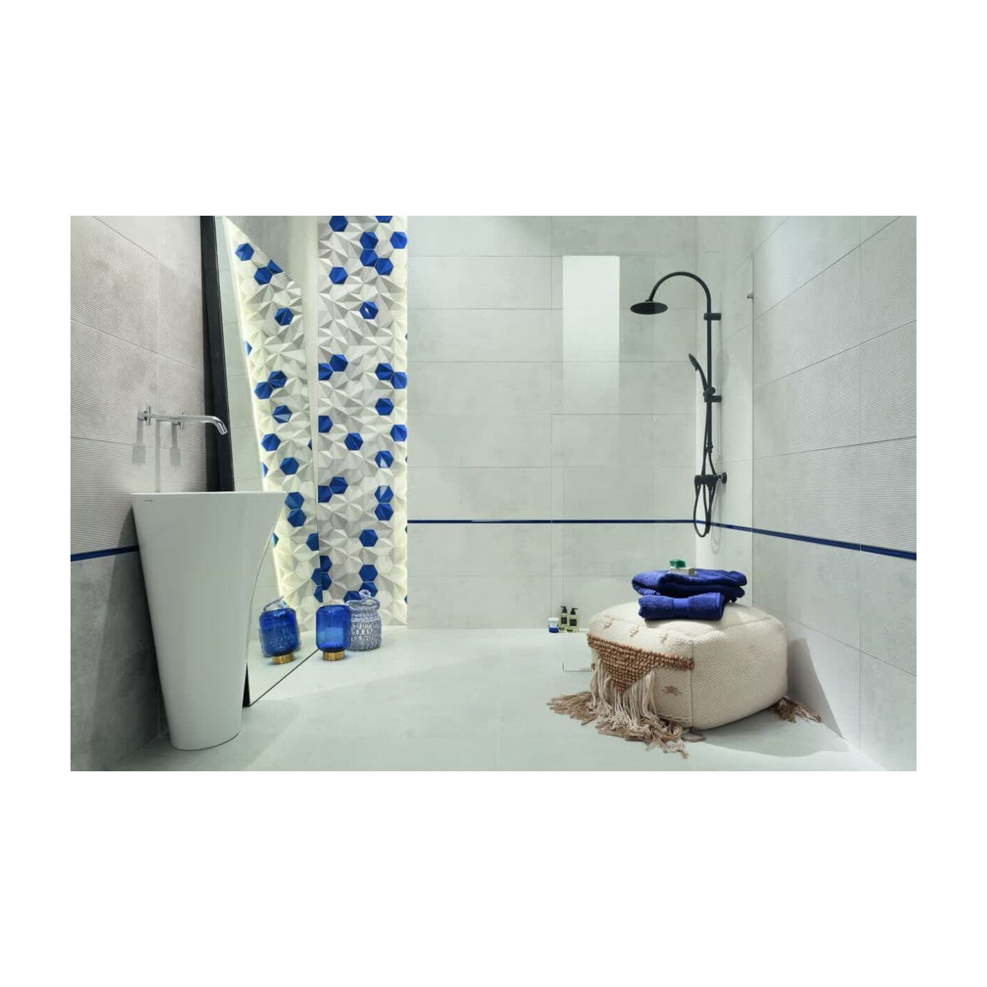 Płytka Ścienna Free Space Grey Line Str 32.8X89.8 Tubądzin Płytka Ścienna Free Space Grey Line Str 32.8X89.8 Tubądzin