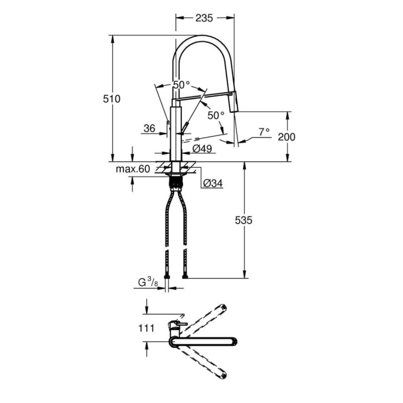 Bateria Zlewozmywakowa Concetto 31491000 Grohe Bateria Zlewozmywakowa Concetto 31491000 Grohe