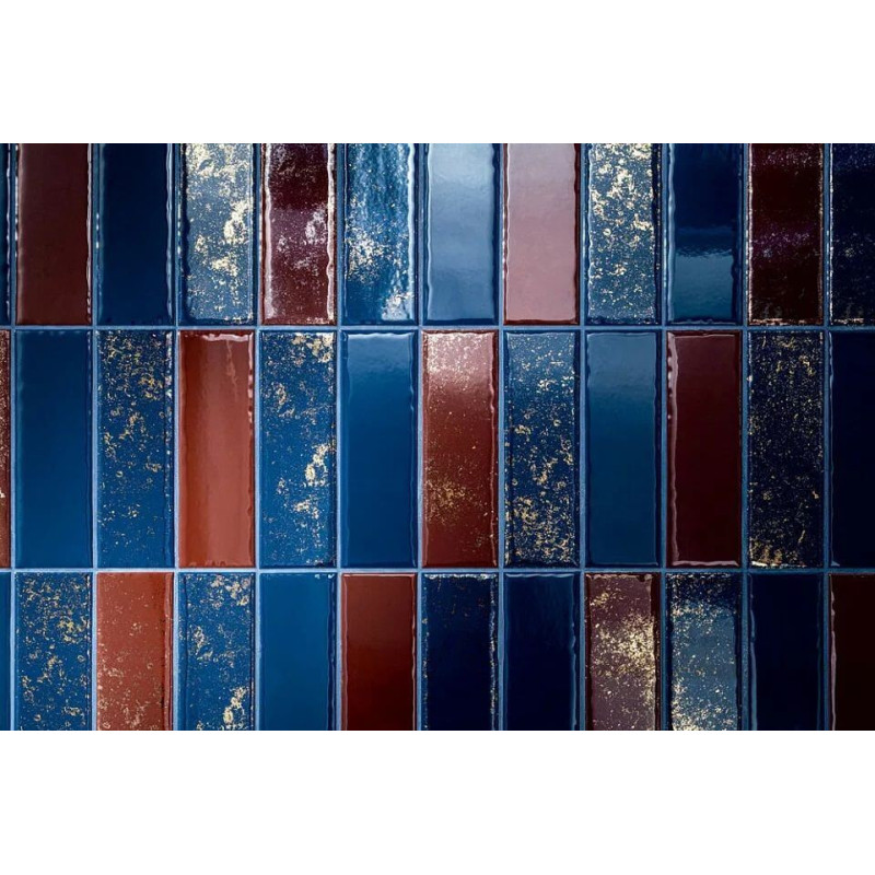 Płytka Ścienna Blue Stone Bar Navy 23,7x7,8 gr. 9mm Tubądzin Płytka Ścienna Blue Stone Bar Navy 23,7x7,8 gr. 9mm Tubądzin