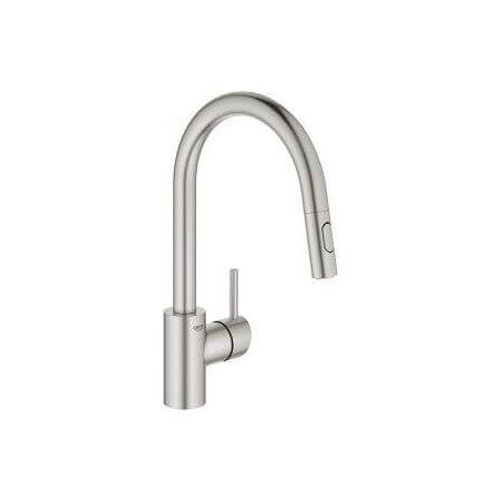 Jednouchwytowa Bateria Zlewozmywakowa Concetto Stal Nierdzewna 31483DC2 Grohe