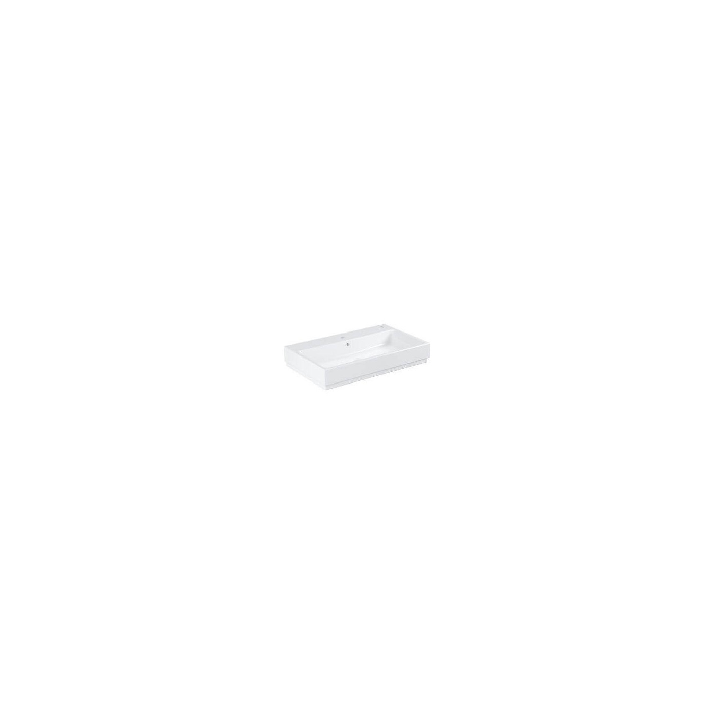 Umywalka Nablatowa 80 cm Cube Ceramika Biel Alpejska 3947600H Grohe Umywalka Nablatowa 80 cm Cube Ceramika Biel Alpejska 3947600H Grohe