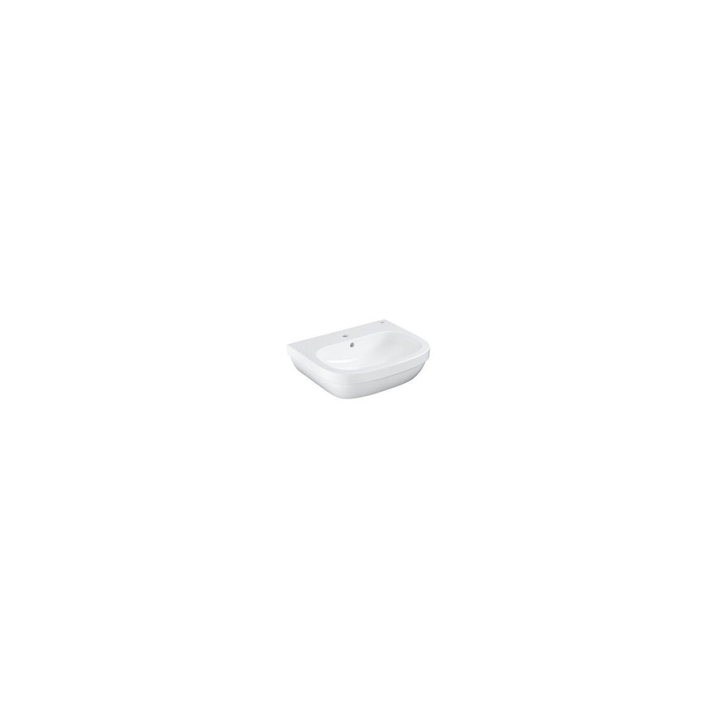 Umywalka Wisząca 60 cm Z PureGuard Euro Ceramika Biel Alpejska 3933500H Grohe Umywalka Wisząca 60 cm Z PureGuard Euro Ceramika Biel Alpejska 3933500H Grohe