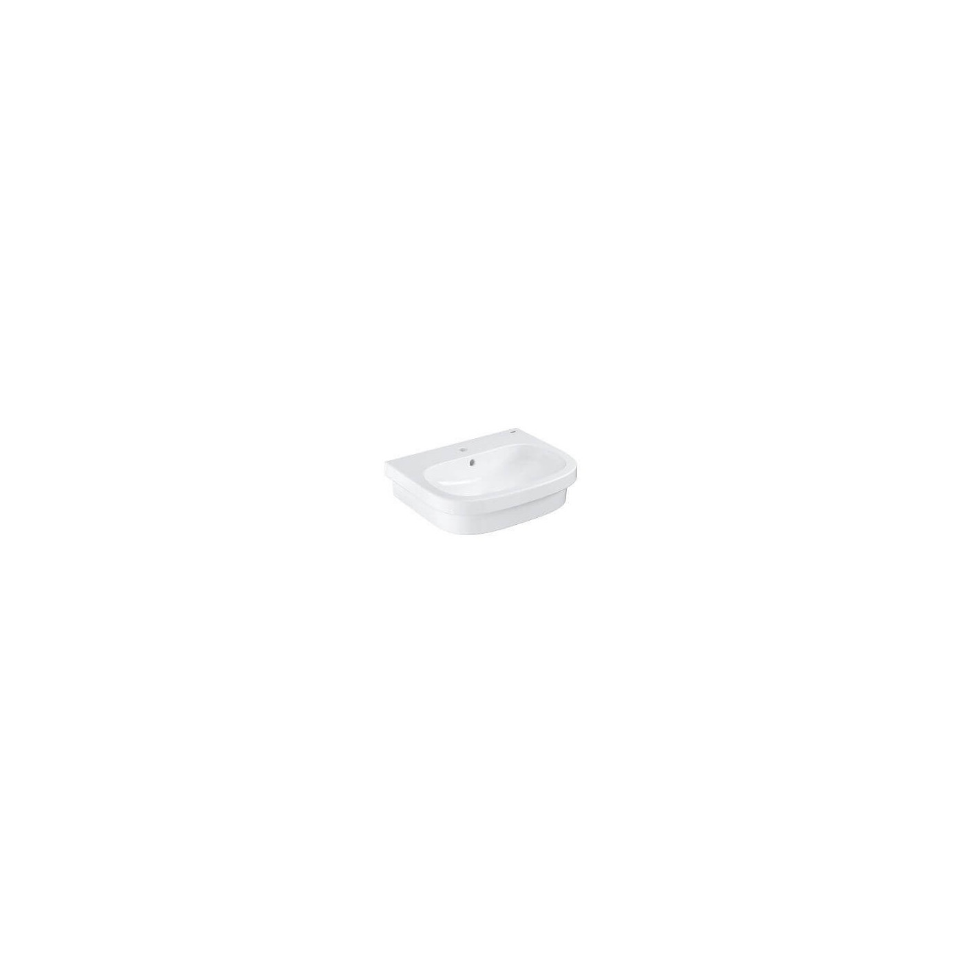 Umywalka Nablatowa 60 cm Z PureGuard Euro Ceramika Biel Alpejska 3933700H Grohe Umywalka Nablatowa 60 cm Z PureGuard Euro Ceramika Biel Alpejska 3933700H Grohe