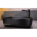 Umywalka Nablatowa Bari New Black Mat 50x39x14 LT-2195-MB Emporia Umywalka Nablatowa Bari New Black Mat 50x39x14 LT-2195-MB Emporia