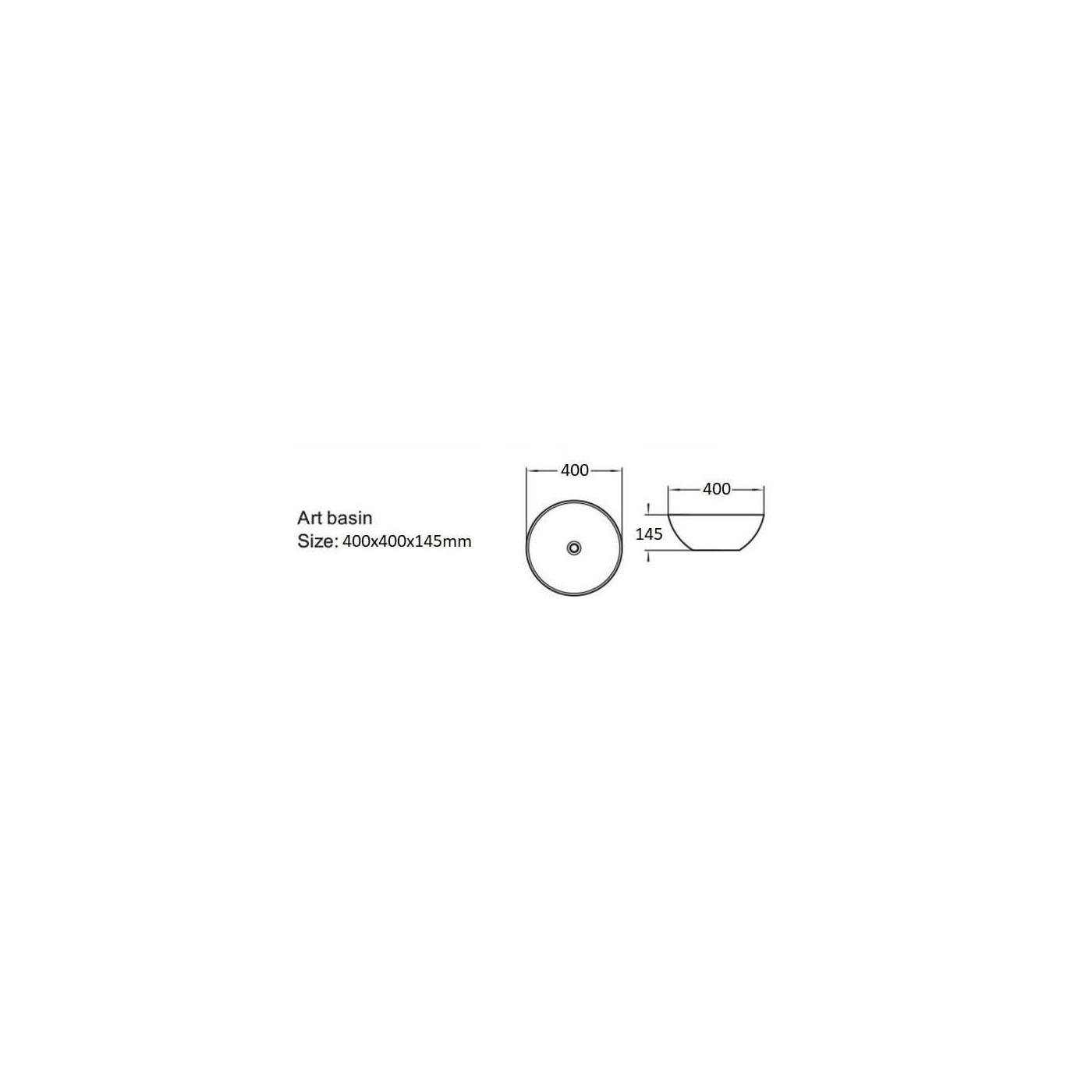 Umywalka Nablatowa Forlan 40x40x14 LT-3003 Emporia Umywalka Nablatowa Forlan 40x40x14 LT-3003 Emporia