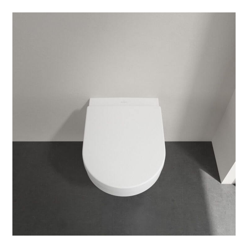 Miska WC Wisząca Bezrantowa Architektura 53x37 Z Deską Wolnoopadającą 4694HR01 Villeroy&Boch Miska WC Wisząca Bezrantowa Architektura 53x37 Z Deską Wolnoopadającą 4694HR01 Villeroy&Boch