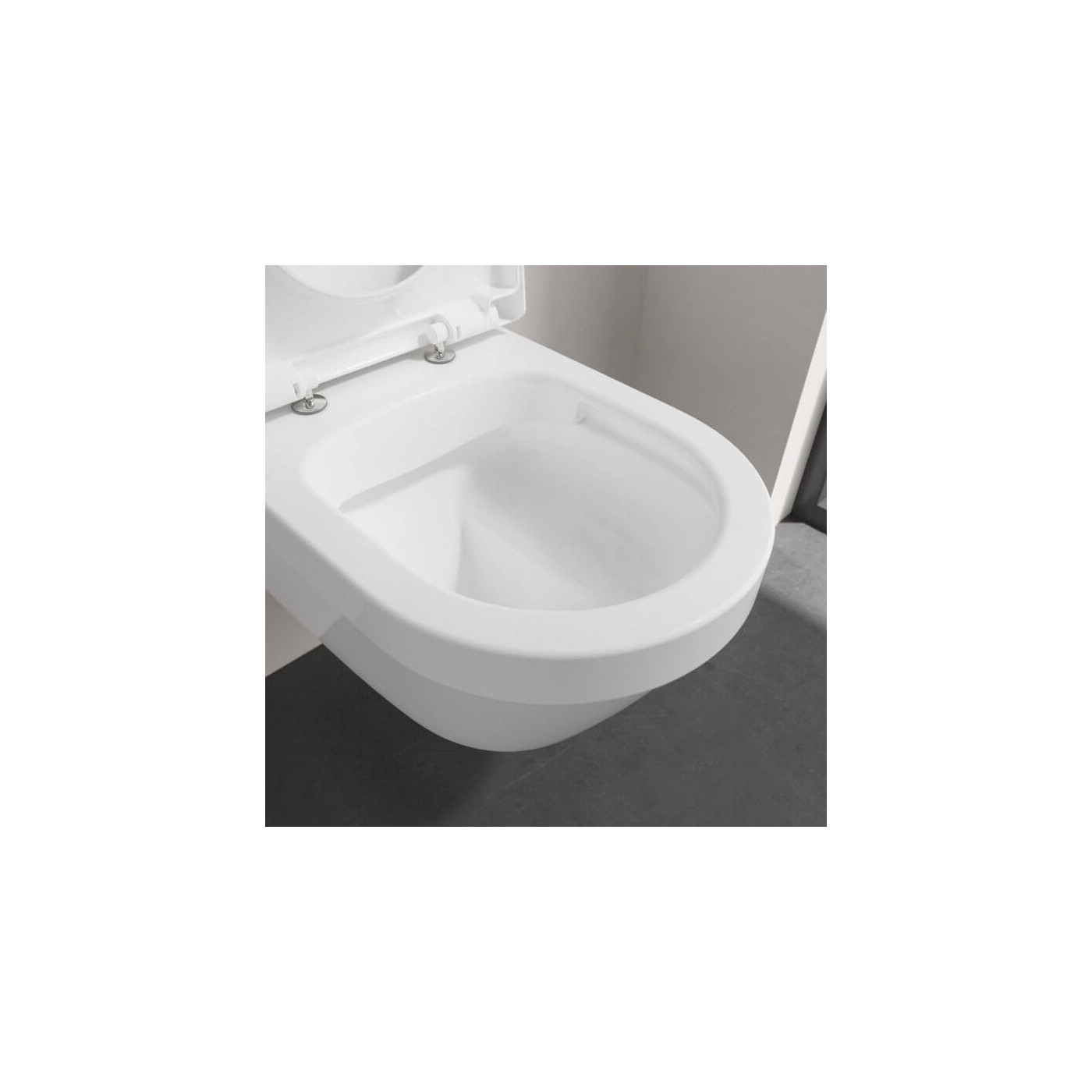 Miska WC Wisząca Bezrantowa Architektura 53x37 Z Deską Wolnoopadającą 4694HR01 Villeroy&Boch Miska WC Wisząca Bezrantowa Architektura 53x37 Z Deską Wolnoopadającą 4694HR01 Villeroy&Boch