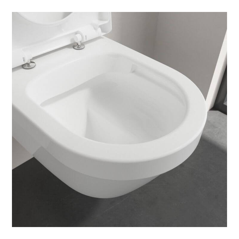 Miska WC Wisząca Bezrantowa Architektura 53x37 Z Deską Wolnoopadającą 4694HR01 Villeroy&Boch Miska WC Wisząca Bezrantowa Architektura 53x37 Z Deską Wolnoopadającą 4694HR01 Villeroy&Boch