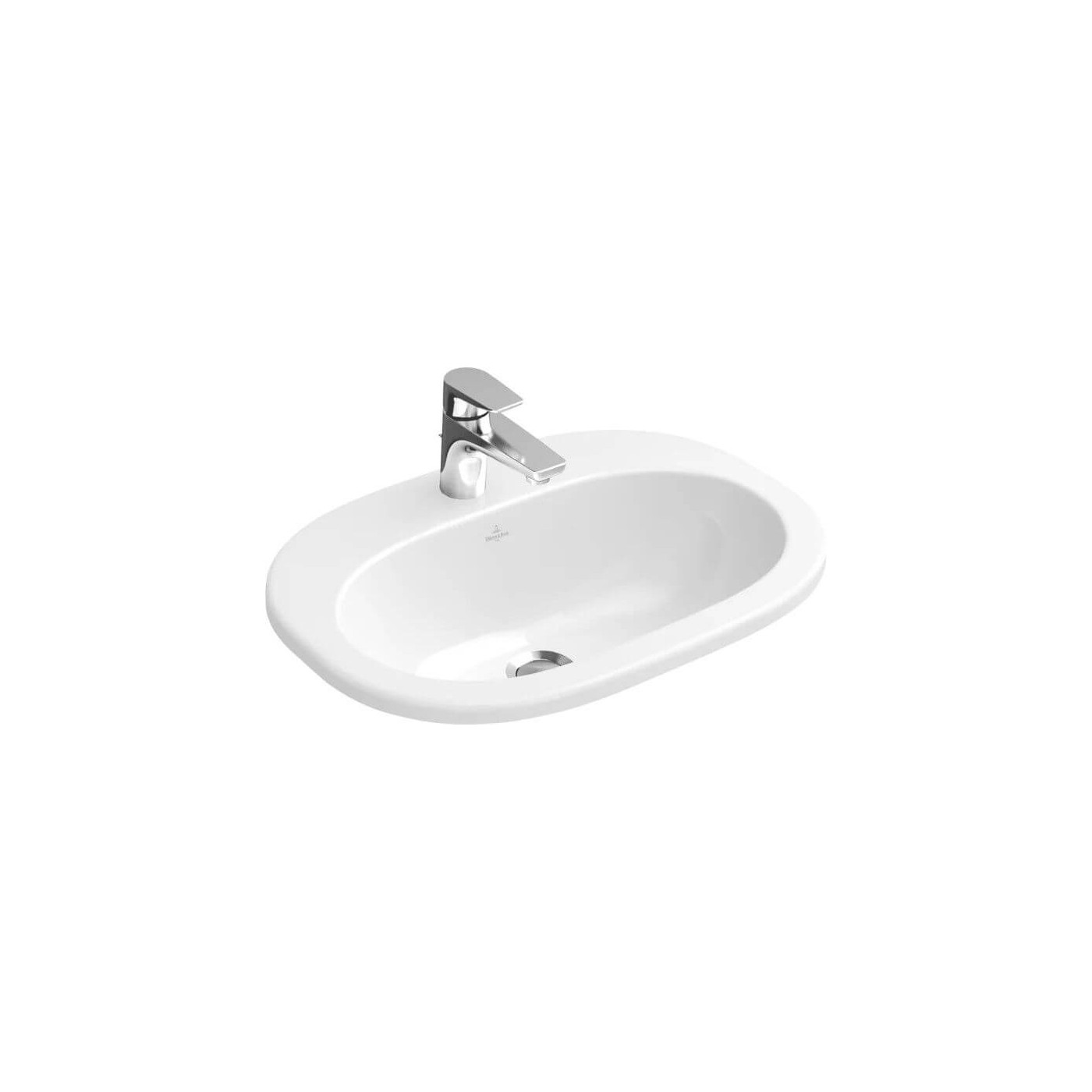 Umywalka Wpuszczana W Blat O.Novo 56x40,5 41615601 Villeroy&Boch Umywalka Wpuszczana W Blat O.Novo 56x40,5 41615601 Villeroy&Boch