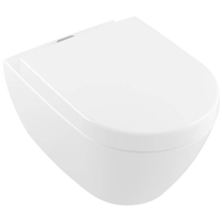 Miska WC Wisząca Bezrantowa 56x37 cm Subway 2.0 Z Pojemnikiem Na Kostki Fresh 5614A101P Villeroy&Boch