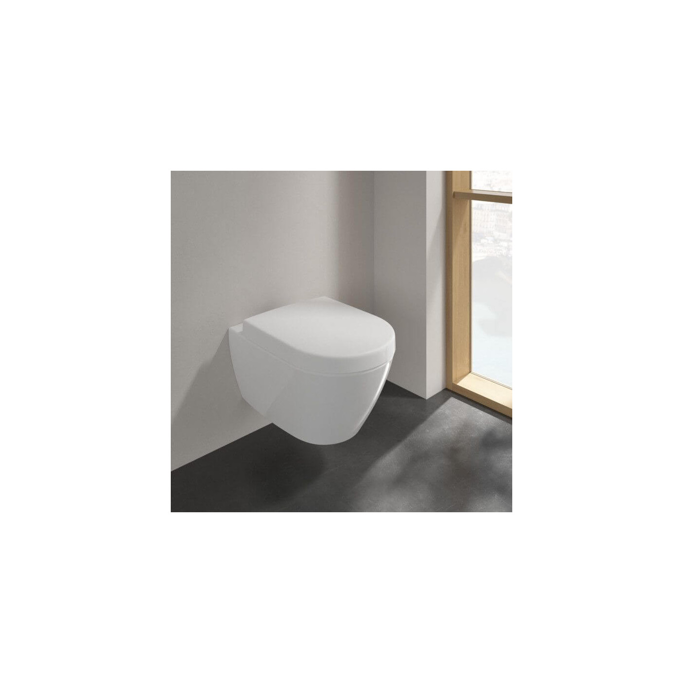 Miska WC Wisząca Bezrantowa 56x37 cm Subway 2.0 Z Pojemnikiem Na Kostki Fresh 5614A101P Villeroy&Boch Miska WC Wisząca Bezrantowa 56x37 cm Subway 2.0 Z Pojemnikiem Na Kostki Fresh 5614A101P Villeroy&Boch