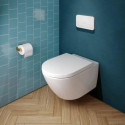 Miska WC Lejowa Subway 3.0 Bez Kołnierza 56x37 Z Deską Wolnoopadającą Slim 4670TS01 Villeroy&Boch Miska WC Lejowa Subway 3.0 Bez Kołnierza 56x37 Z Deską Wolnoopadającą Slim 4670TS01 Villeroy&Boch