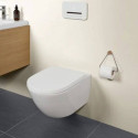 Miska WC Lejowa Subway 3.0 Bez Kołnierza 56x37 Z Deską Wolnoopadającą Slim 4670TS01 Villeroy&Boch Miska WC Lejowa Subway 3.0 Bez Kołnierza 56x37 Z Deską Wolnoopadającą Slim 4670TS01 Villeroy&Boch