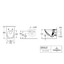 Miska WC Lejowa Subway 3.0 Bez Kołnierza 56x37 Z Deską Wolnoopadającą Slim 4670TS01 Villeroy&Boch Miska WC Lejowa Subway 3.0 Bez Kołnierza 56x37 Z Deską Wolnoopadającą Slim 4670TS01 Villeroy&Boch