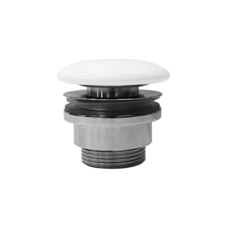 Korek Umywalkowy Ceramiczny Do Umywalek Bez Przelewu Biały PVC11 GSI Korek Umywalkowy Ceramiczny Do Umywalek Bez Przelewu Biały PVC11 GSI