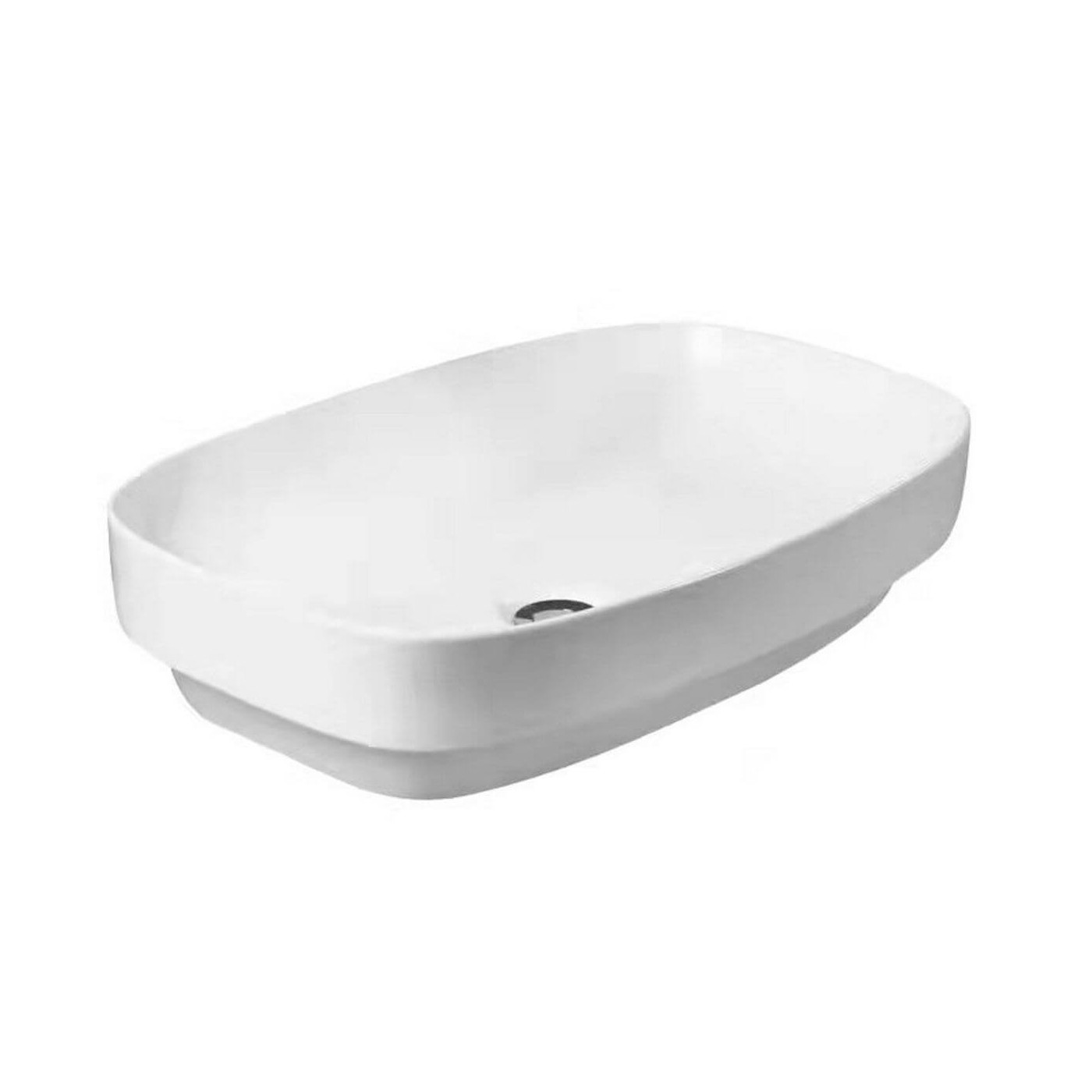 Umywalka Nablatowa / Wpuszczana W Blat Egia 60x38 Biały 8540 Emporia Umywalka Nablatowa / Wpuszczana W Blat Egia 60x38 Biały 8540 Emporia