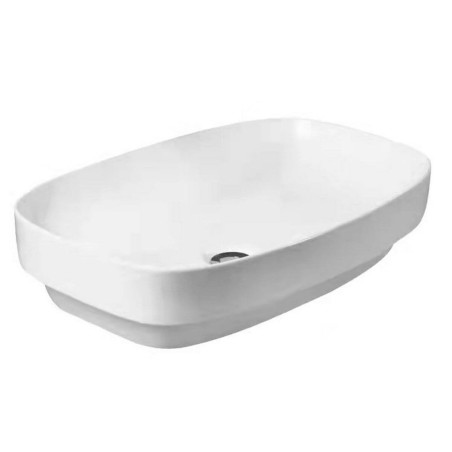 Umywalka Nablatowa / Wpuszczana W Blat Egia 60x38 Biały 8540 Emporia