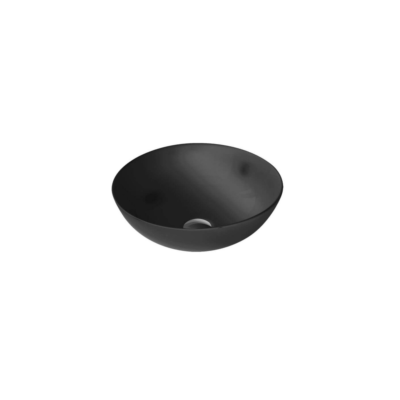 Umywalka Nablatowa Forlan 02 Okrągła 40x40 Czarny Mat 1344MB Emporia Umywalka Nablatowa Forlan 02 Okrągła 40x40 Czarny Mat 1344MB Emporia