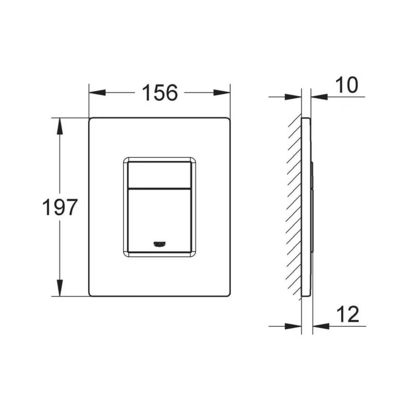 Stelaż Podtynkowy Solido 3w1 + Przycisk Czarny 38811KF0 Grohe Stelaż Podtynkowy Solido 3w1 + Przycisk Czarny 38811KF0 Grohe