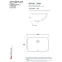 Umywalka Podblatowa Nettuno 56x38 NTL0010100 Artceram Umywalka Podblatowa Nettuno 56x38 NTL0010100 Artceram
