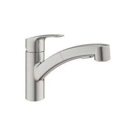 Jednouchwytowa Bateria Zlewozmywakowa Eurosmart Stal Nierdzewna 30305DC1 Grohe