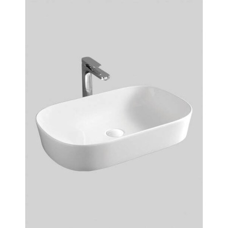Umywalka Nablatowa Ghost Bianco 65x42 cm GHL0020100 Artceram