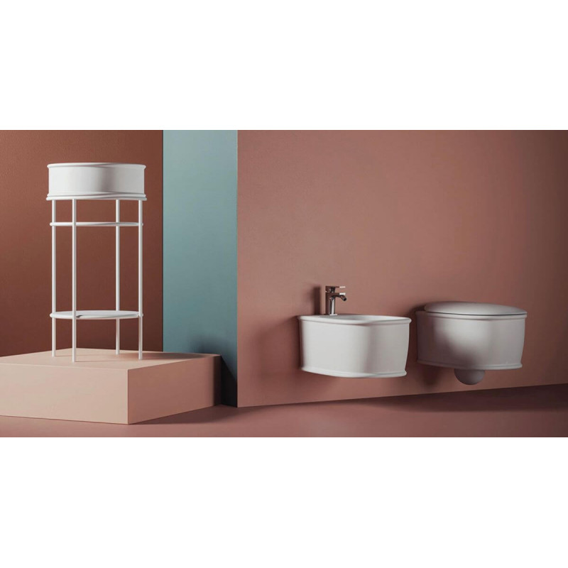 Miska WC Atelier Podwieszana Bezkołnierzowa Bianco ATV0010100 Artceram Miska WC Atelier Podwieszana Bezkołnierzowa Bianco ATV0010100 Artceram