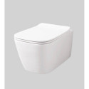 Miska WC A16 Podwieszana Bezkołnierzowa Bianco ASV0030100 Artceram Miska WC A16 Podwieszana Bezkołnierzowa Bianco ASV0030100 Artceram