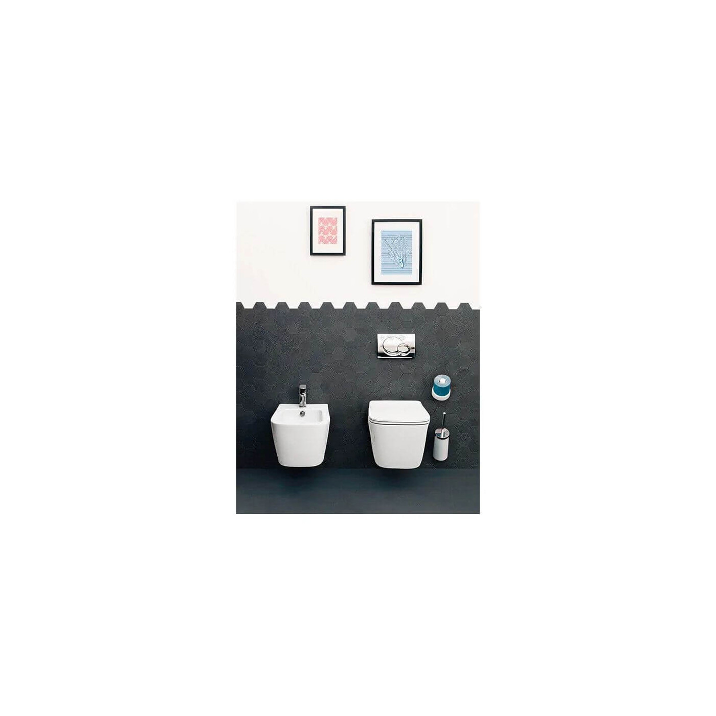 Miska WC A16 Podwieszana Bezkołnierzowa Bianco ASV0030100 Artceram Miska WC A16 Podwieszana Bezkołnierzowa Bianco ASV0030100 Artceram
