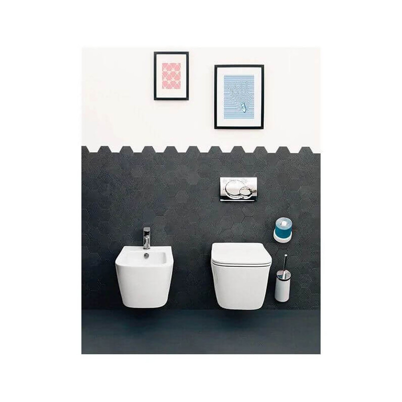 Miska WC A16 Podwieszana Bezkołnierzowa Bianco ASV0030100 Artceram Miska WC A16 Podwieszana Bezkołnierzowa Bianco ASV0030100 Artceram