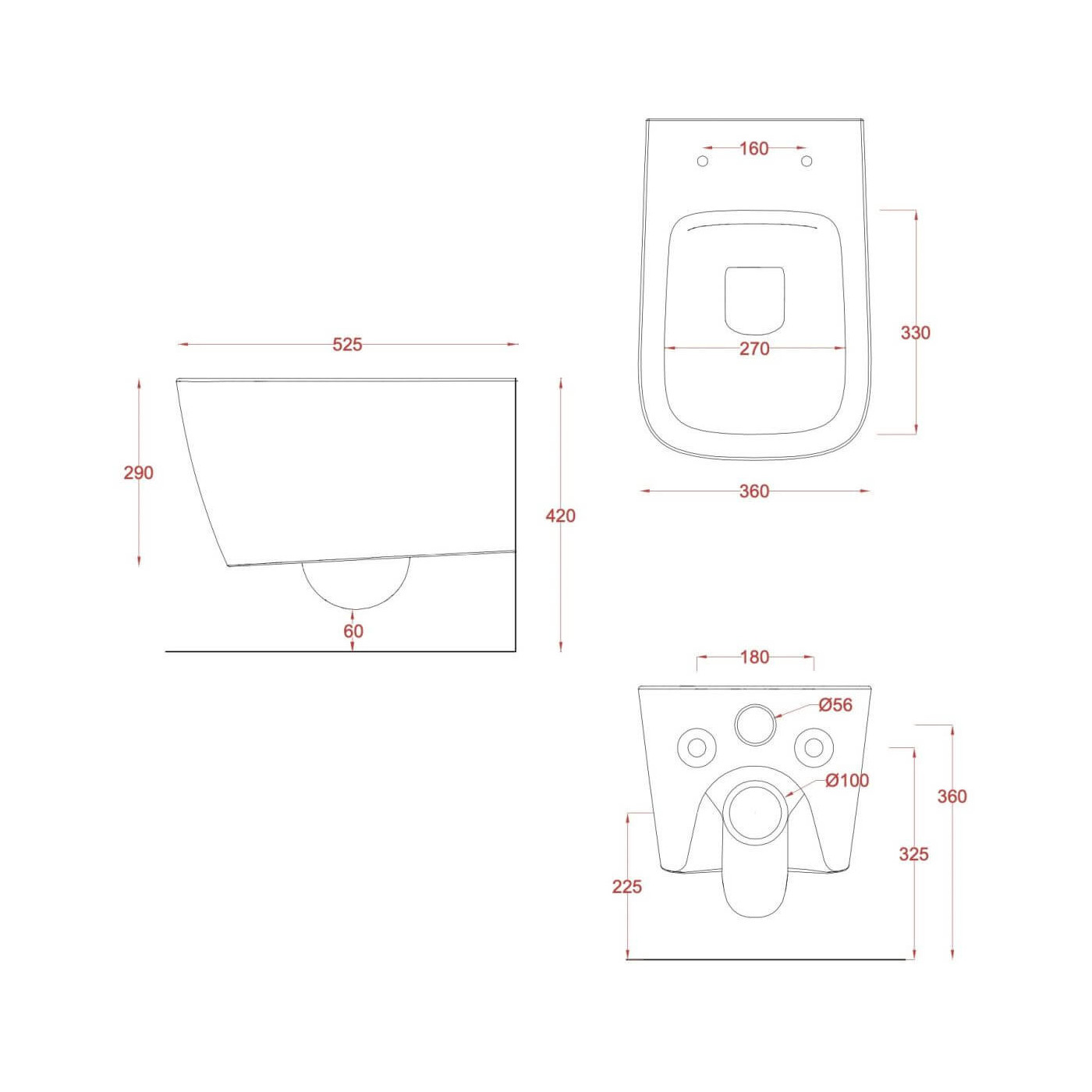 Miska WC A16 Podwieszana Bezkołnierzowa Bianco ASV0030100 Artceram Miska WC A16 Podwieszana Bezkołnierzowa Bianco ASV0030100 Artceram