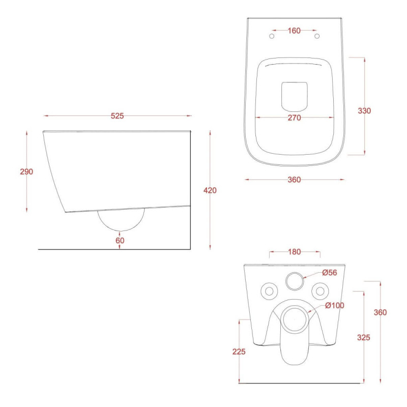 Miska WC A16 Podwieszana Bezkołnierzowa Bianco ASV0030100 Artceram Miska WC A16 Podwieszana Bezkołnierzowa Bianco ASV0030100 Artceram