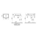 Umywalka Nablatowa Nuo 7436B003-0016 Vitra Umywalka Nablatowa Nuo 7436B003-0016 Vitra