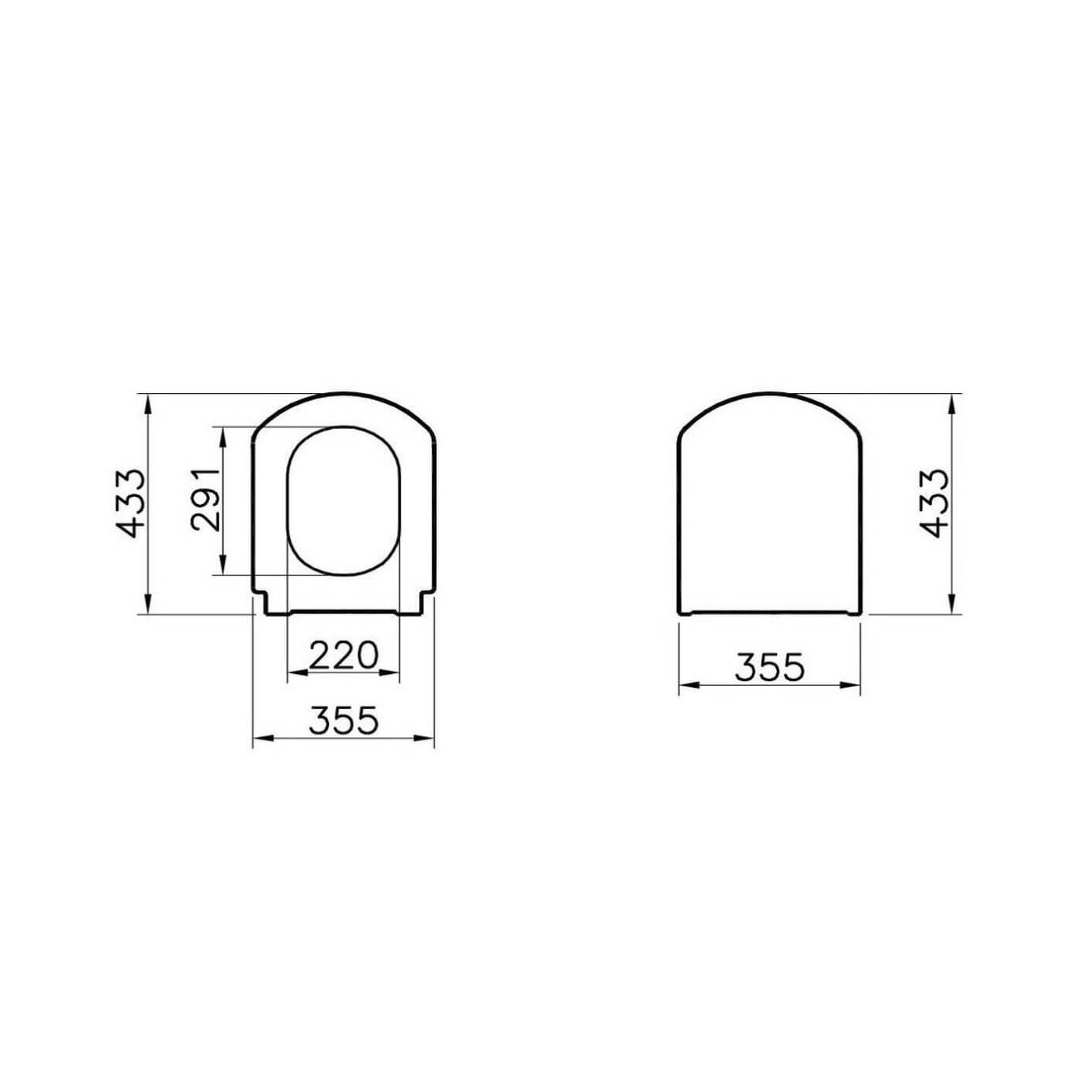 Deska WC Valarte Wolnoopadająca 124-003R009 Vitra Deska WC Valarte Wolnoopadająca 124-003R009 Vitra