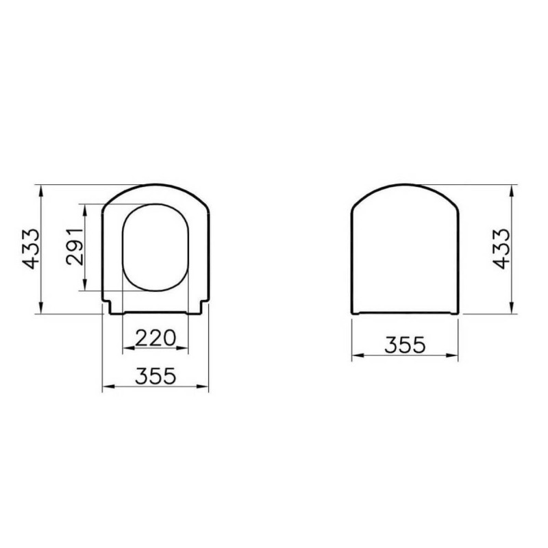 Deska WC Valarte Wolnoopadająca 124-003R009 Vitra Deska WC Valarte Wolnoopadająca 124-003R009 Vitra