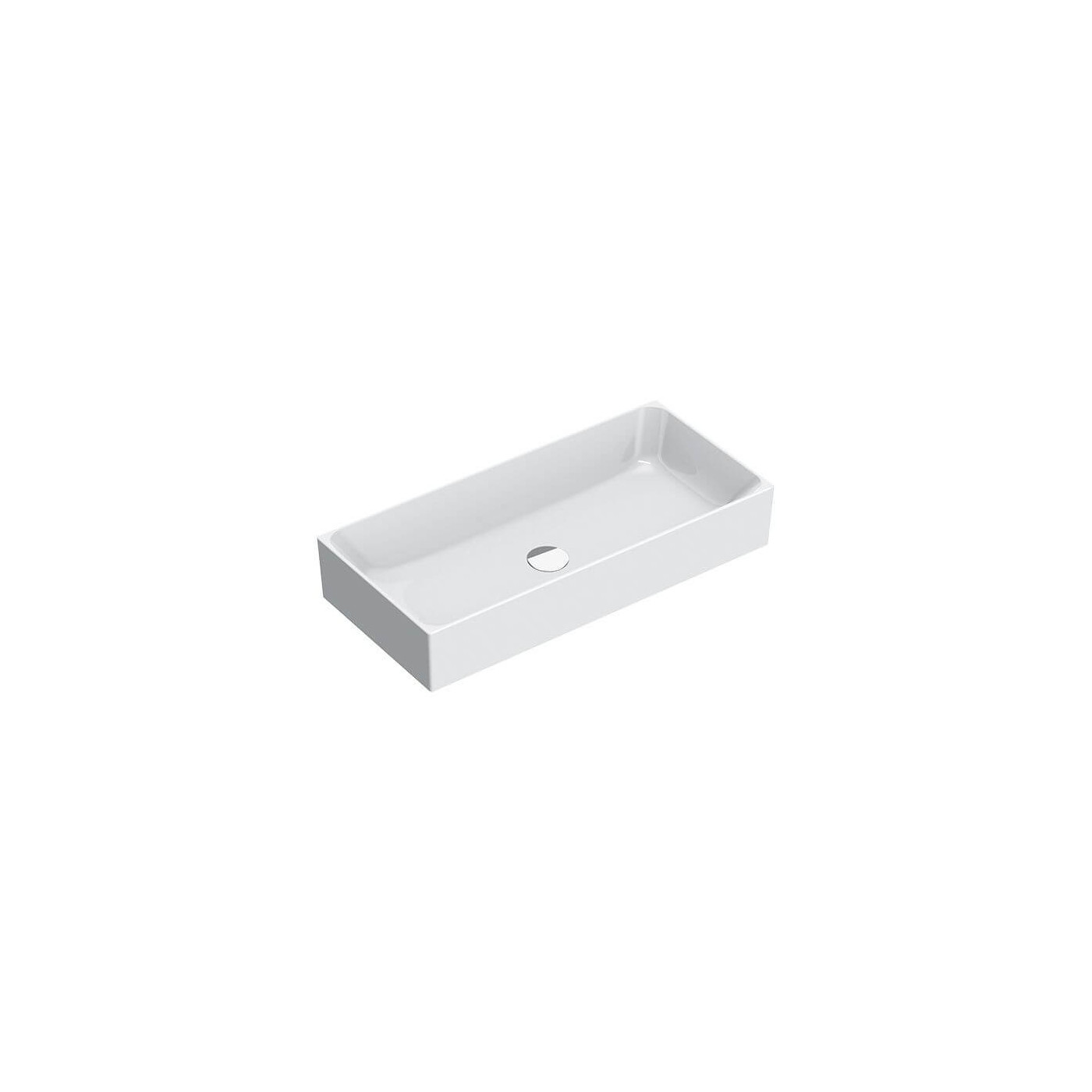 Umywalka Nablatowa 75x35 Premium Biały Połysk 0222750001 Catalano Umywalka Nablatowa 75x35 Premium Biały Połysk 0222750001 Catalano