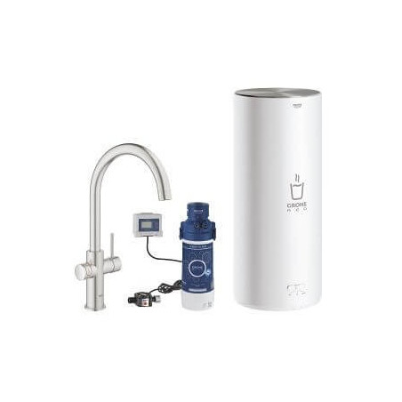 Wylewka I Bojler W Rozmiarze L GROHE Red Duo Stal Nierdzewna 30079DC1 Grohe