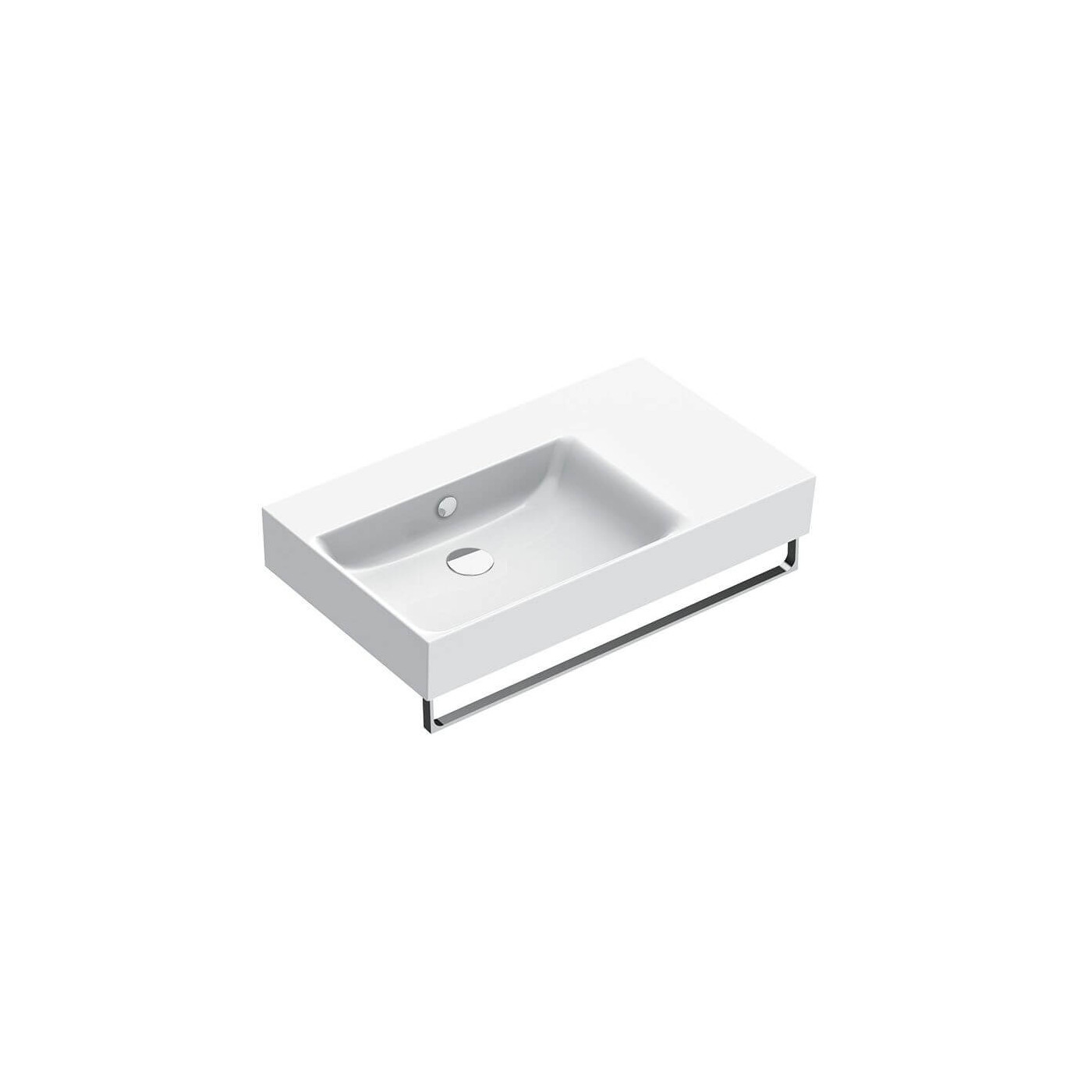 Umywalka Lewa Komora Premium Biały Połysk 80x47 0220840001 Catalano Umywalka Lewa Komora Premium Biały Połysk 80x47 0220840001 Catalano