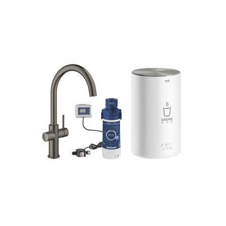 Wylewka I Bojler W Rozmiarze M GROHE Red Duo Brushed Hard Graphite 30083AL1 Grohe