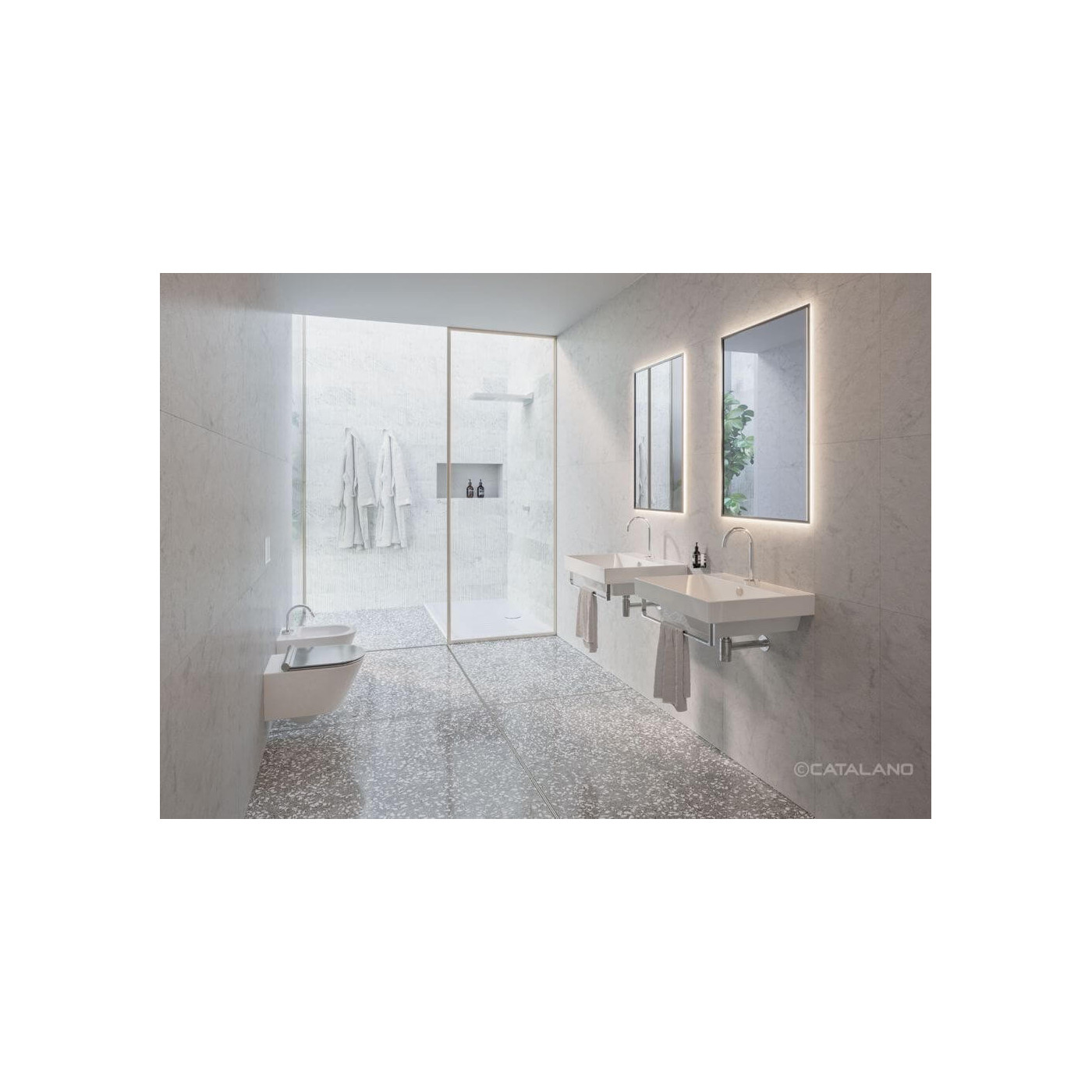 Umywalka Zero Biały Połysk 60x50 0120600001 Catalano Umywalka Zero Biały Połysk 60x50 0120600001 Catalano