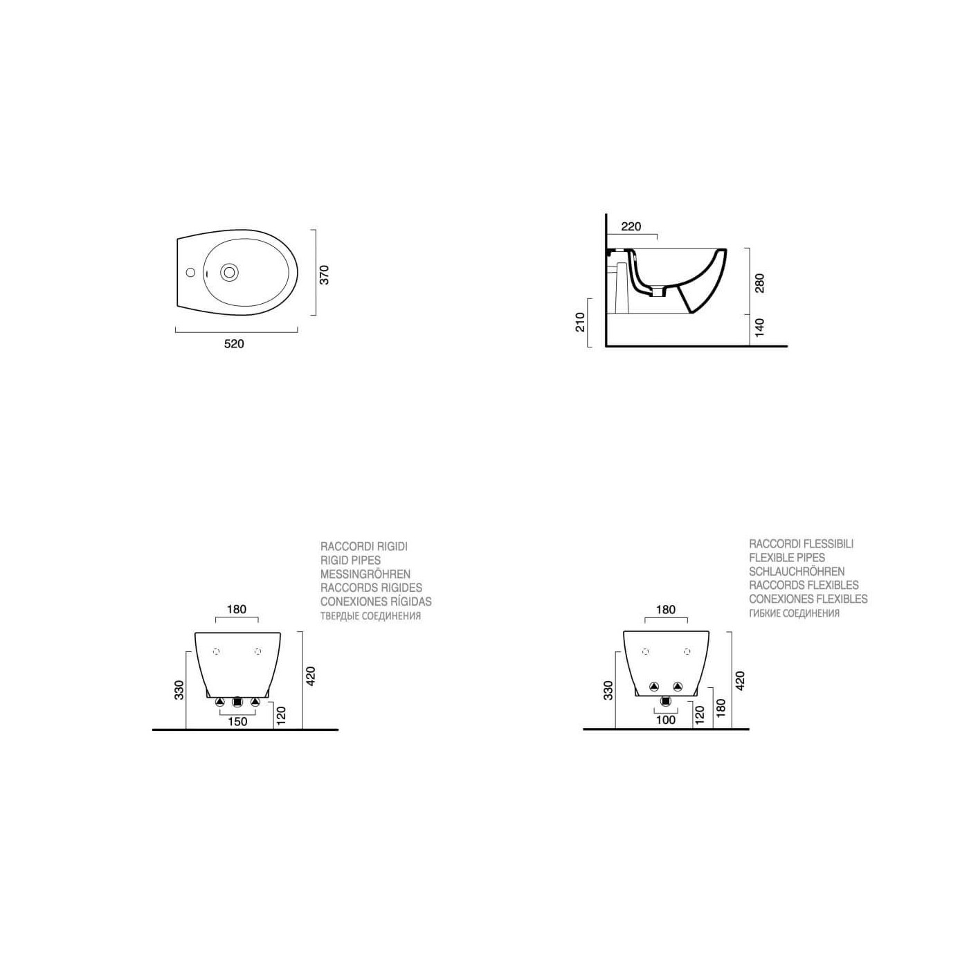 Bidet Podwieszany Italy Biały Połysk 52x37 0718521001 Catalano Bidet Podwieszany Italy Biały Połysk 52x37 0718521001 Catalano