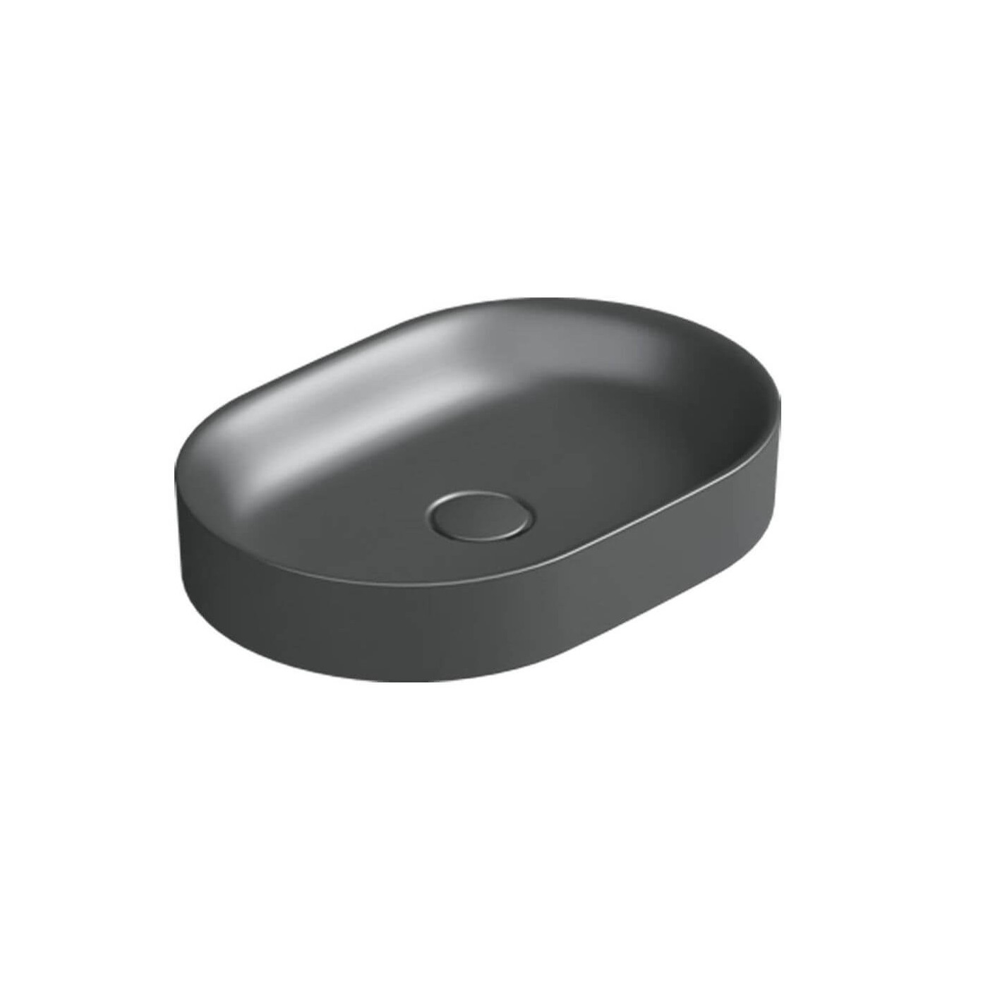 Umywalka Nablatowa Horizon Czarny Mat 50x35 150AHZNS Catalano Umywalka Nablatowa Horizon Czarny Mat 50x35 150AHZNS Catalano