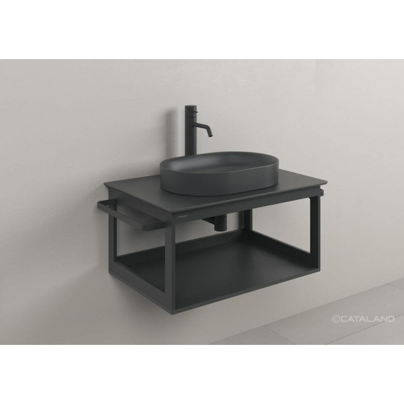 Umywalka Nablatowa Horizon Czarny Mat 50x35 150AHZNS Catalano Umywalka Nablatowa Horizon Czarny Mat 50x35 150AHZNS Catalano
